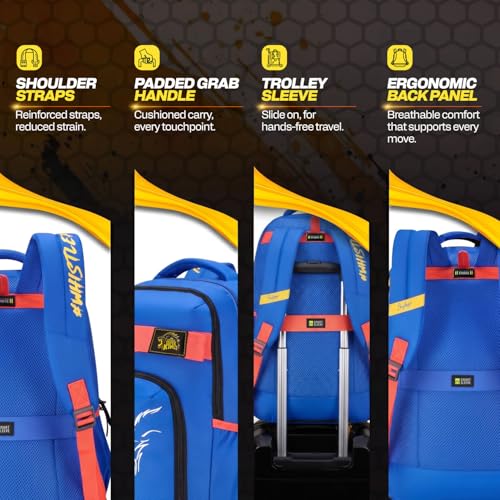 Image of Skybags Namma 16.5 inch Compatible Laptop Backpack 40L | 2 Compartments with Quick-Access Front Pocket & Rain Cover | Tablet Sleeve & Side Bottle Pocket | CSK Travel Backpack for Men & Women
