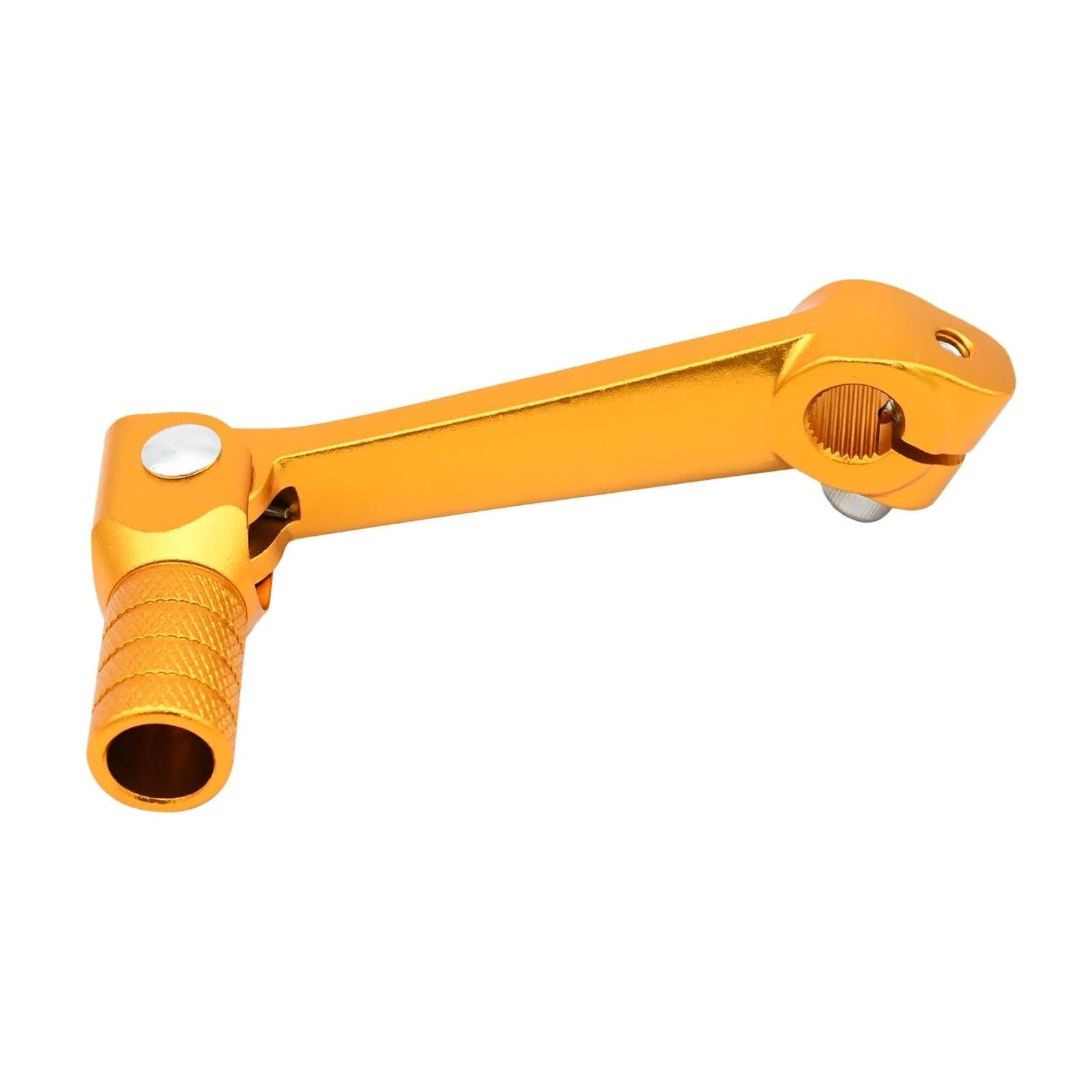 Liogiugimz Gold For Atv Dirt Bike Zongshen Nc250 Bse Apollo Kayo T2 T4 110 250Cc Motorcycle Folding Gear Shift Lever Motorcycle Gear Shifter(Gold)