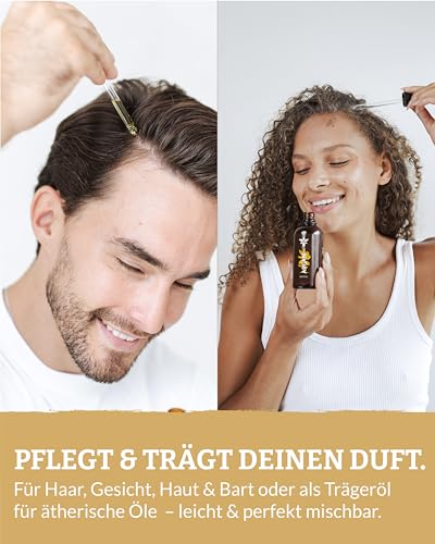 Heldengrün® Arganöl aus Marokko [100% NATURREIN] Dermatologisch getestet - Arganoel Haare für Glanz & Pflege - kaltgepresst & naturrein - Arganöl für Gesicht & Haut - 100 ml