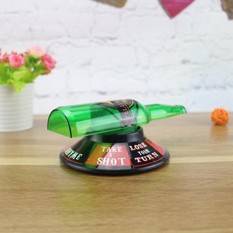 Spin The Bottle, Classic Spin the Bottle plastic Green Drinking Game