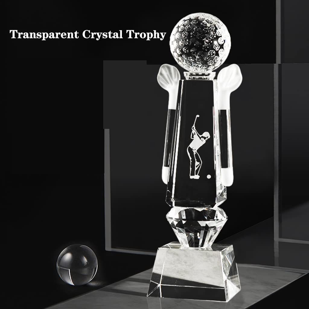 Trofeos, medallas y premios Trofeo Del Campeonato Internacional De Golf Trofeo De Premio Hoyo En Uno El Trofeo De Mayor Distancia En Competición De Golf Un Regalo Para Los Niños Trofeo Cristal Transpa
