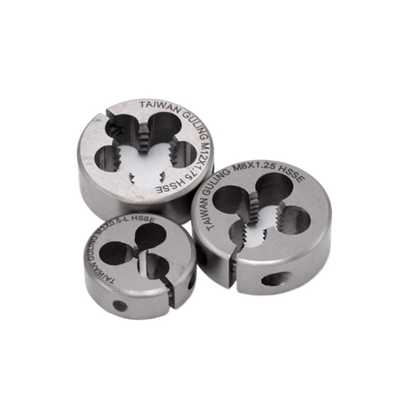 Machos de roscar, Terraja, macho de roscar redondo métrico tamaño M1-M20 HSSE. Herramienta terraja for mecanizar o corregir roscas externas(M8x1.25)