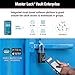 Master Lock Black Outdoor Bluetooth Smart Padlock with Keypad, Smart Locks for Tools, Gates, Sheds, 2-7/32 inches Wide, 4401LHEC
