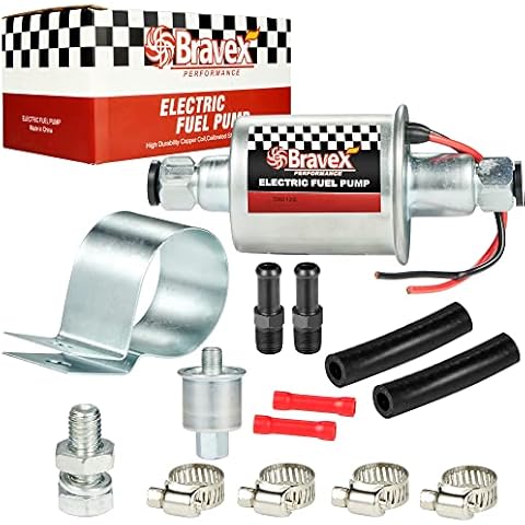 E8012S Universal Electric Fuel Pump with Installation Kit Cover
