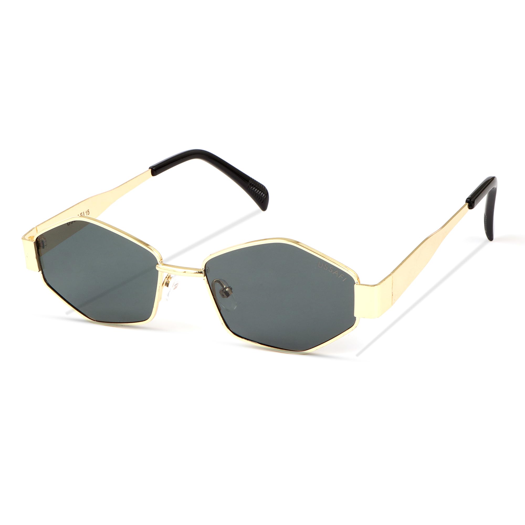 ussafi Sunglasses The Basic Collection 15 HEXAGONAL For Women & Men Trendy Sun Glasses Shades-picture-37