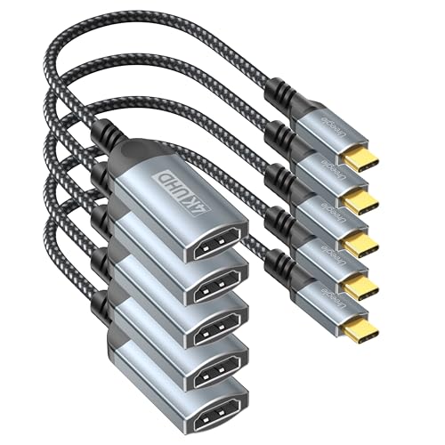 Adaptador 4K USB C a HDMI con resolución Ultra HD para pantallas de tabletas y móviles