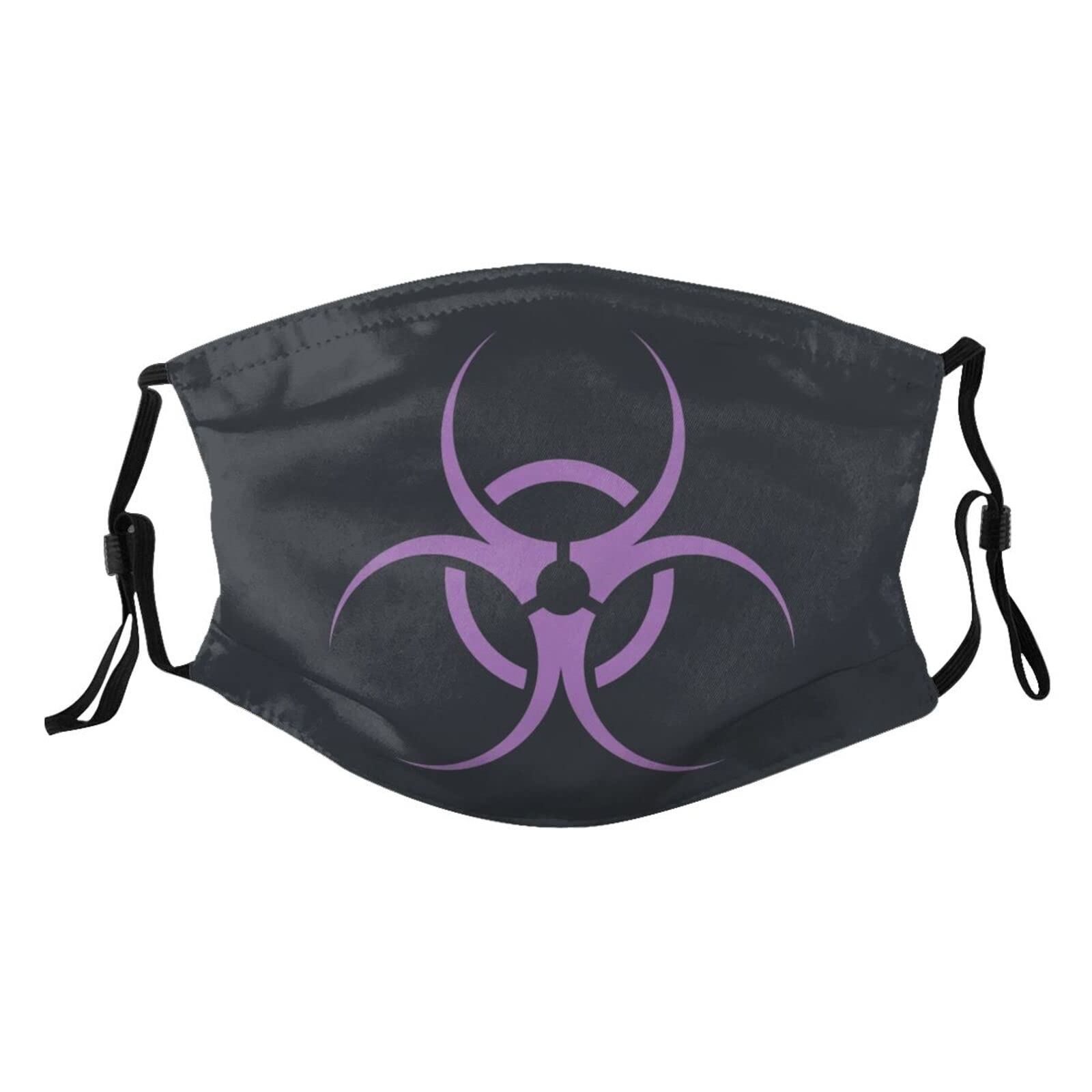 Biohazard Warning Mask Protect Respiratory System Breathe with Peace of Mind Black