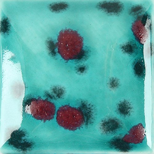 Duncan crystal glaze non toxic low fire Cr912 spring meadow