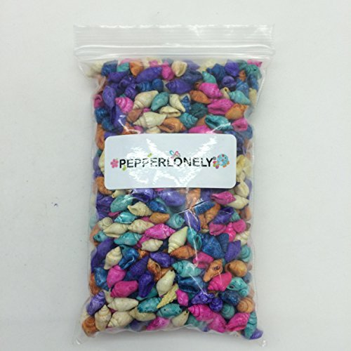 PEPPERLONELY Dyed Assorted Colors Nassa Sea Shells, 8 OZ Apprx.800+ PC Shells, 1/4~1/2 Inch - Thumbnail 3