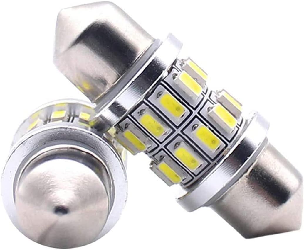 Shangyuan 31mm Marine LED Festoon Bulbs for Navigation, Boat Anchor & Mast Masthead Lights, Super Bright 12V 2PCS