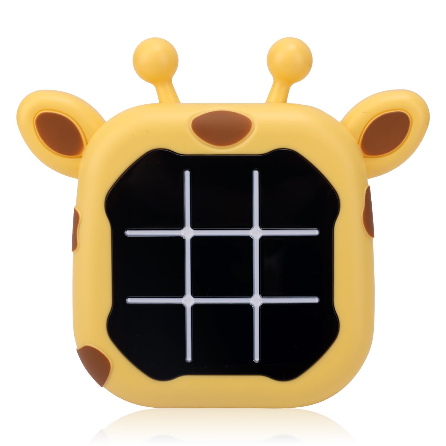Electronic Tic Tac Toe Game, 3-in-1 Electric Handheld Puzzle Console Portable Noughts and Crosses XO Games Mini Digital Infinite Tic Tac Toe Bolt Game for Kids Adults Gifts Car Ride Travel (Giraffe)
