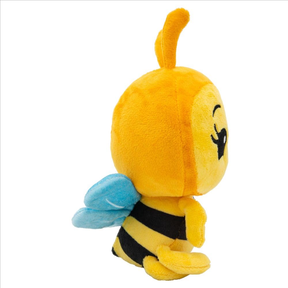 BANDAI Plim Plim – Peluche Musical Abejita PL85026 de 20 cm – XL Interactivo con música “Abejita Chiquita”, alas Crunchy y diversión sensorial para niños