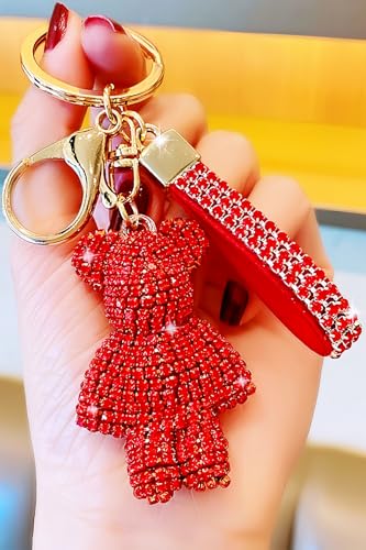 Cartoon Projection Camera Keychain, Teddy Bear Bling Keychain, Mini Fast Push Game Keyrings – Portable Funny Cute Bag Charms, Creative Kids Birthday Gifts, Gifts for Adult & Kids4