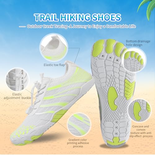 Image of SIOSNETA Hike Barefoot Shoes for Women Men, Breathable Non-Slip Athletic Footwear, Wide Toe Water Shoes for Hiking, Non-Slip Neuropathy Shoes for Women Men, Grounded Comfort wear