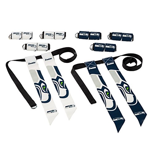 WYZworks 12 Player Adjustable Flag Football Set 3 Flags per Belt, 36