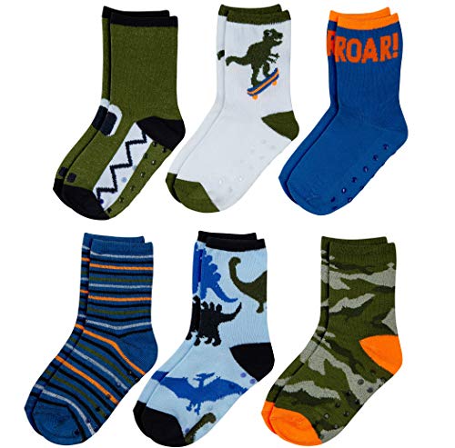 Image of PEAK 2 PEAK Unisex Infant, Baby and Toddler 6-Pack assorted Ankle Socks - Designs and Colors
