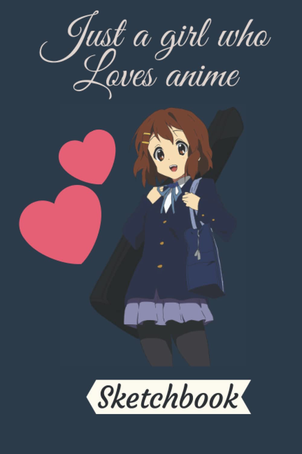 Just a Girl who Loves anime Sketchbook: Anime Sketchbook for Drawing Sketching and Notes | Anime lover Gift Idea for Girls (6x9-100 Pages)