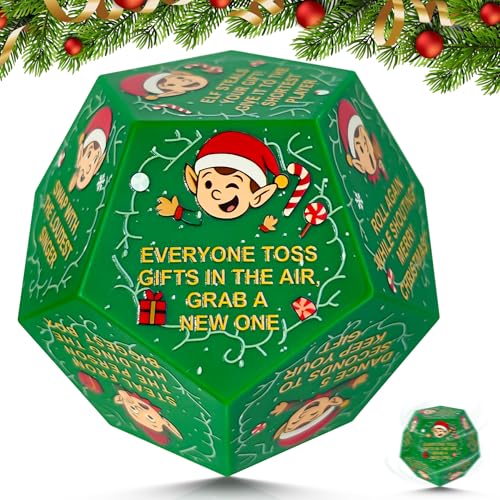 Christmas Gifts for Grandkids,2025 Santa Swap Gift Exchange Dice, Christmas ...