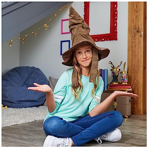 Harry Potter - Interaktiver Sprechender Hut mit Sound, Spielzeug für Kinder ab 5 Jahren, offiziell lizenzierter Fanartikel