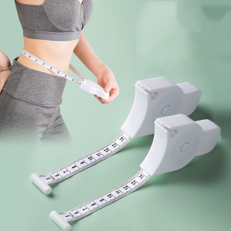 Automatic Telescopic Tape Measure Body Measuring Tape Sewing Ruler Tools Centimeter Tapes for Body Meter Measure White Tools