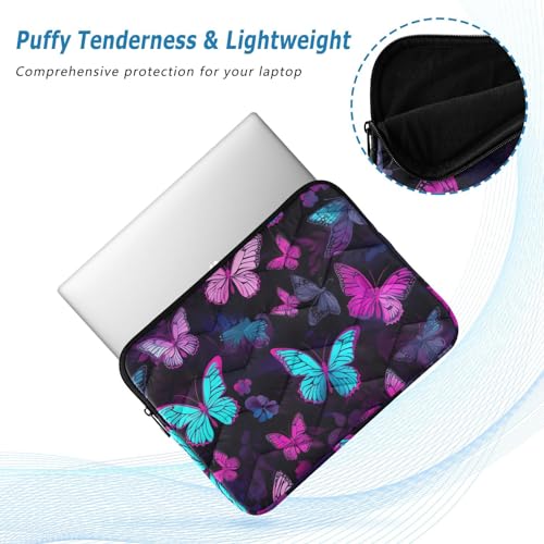 Funda para laptop 13-14 pulgadas con diseño mariposas coloridas miniatura 5