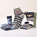 Zumou Toddler Kids Little Boys Fashion Cotton Crew Socks 10 Pack (L 5-7 Years, Automobile)