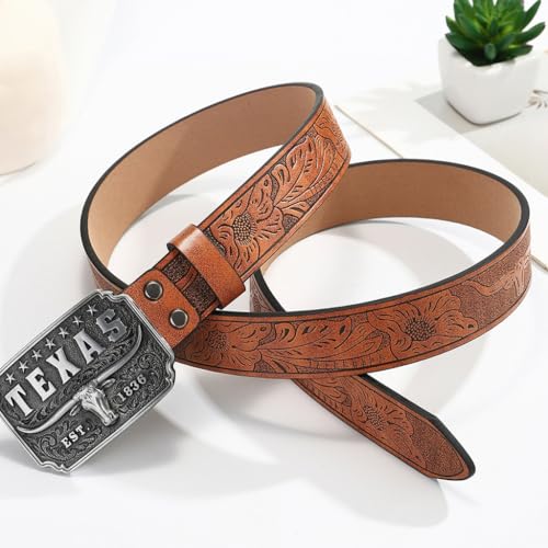 Elegant Men's Belt Retro Styled PU Leather Waist Cincher Sash with Embossed Buckle for Fashionable Statements4