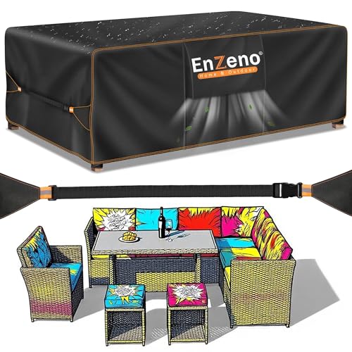 Enzeno Abdeckung Gartenmöbel 200x160x74cm, Wasserdicht...