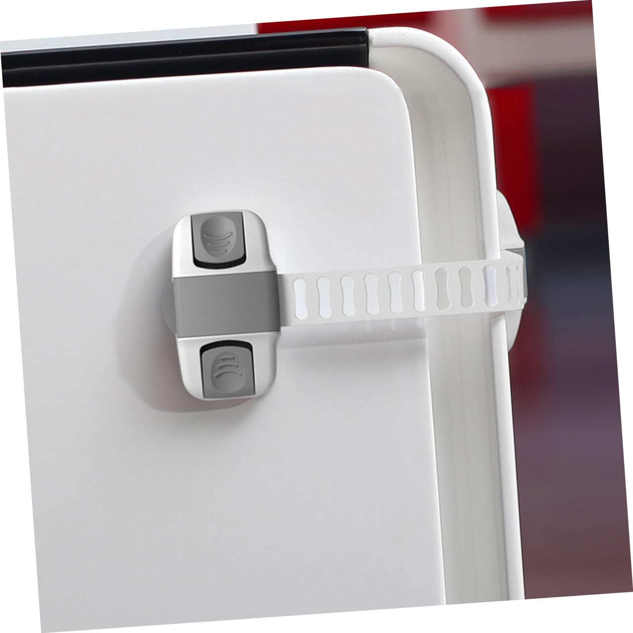 Toddmomy Cerradura de Seguridad para Niños 8 Unidades, Protección Infantil Diseño en Forma de Galleta, Material Abs Resistente para Puertas de Armario y Electrodomésticos
