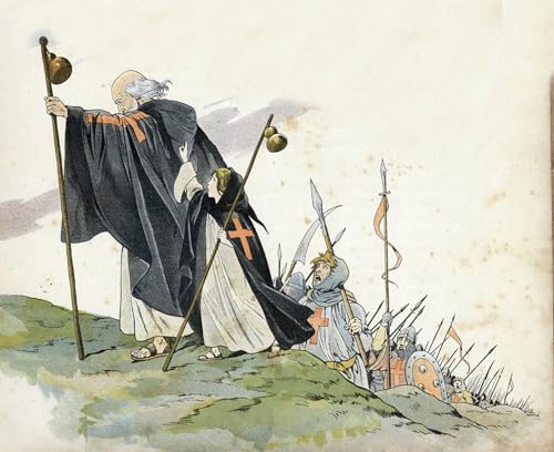 Pintura al óleo de Pedro el Ermitaño: siente la fuerza épica de la Primera Cruzada