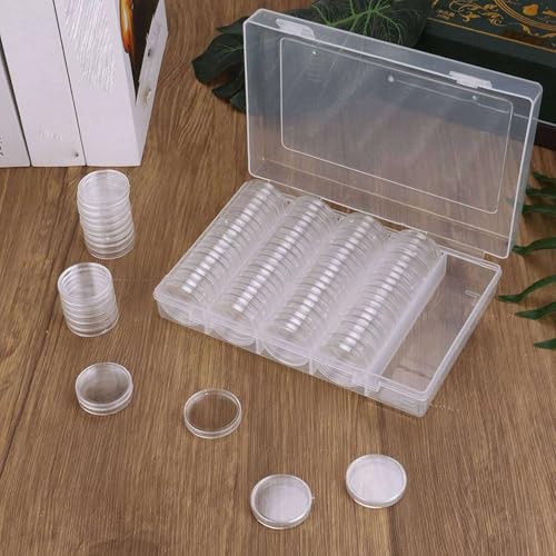 Cápsulas para monedas de 30 mm transparentes con protección interna contra impactos 4