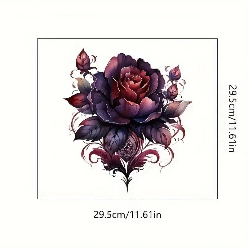 Feather Flower Butterfly Toilet Cover Sticker Decals,Spring Flower Leaf Butterfly Waterproof Toilet Lid Tank Seat Decals Cistern Self-Adhesive Bathroom Wall Sticker