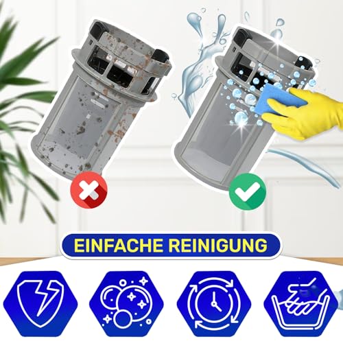 Sieb Filter für Geschirrspüler mit dem Originalcode C00256571 + C00256572 für Ariston für Indesit - Garantie 10 Jahre - MONTERAL