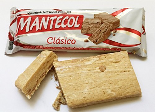 MANTECOL Clasico - Peanut Butter Dessert. Gluten Free. 110 gr.-SET OF 10