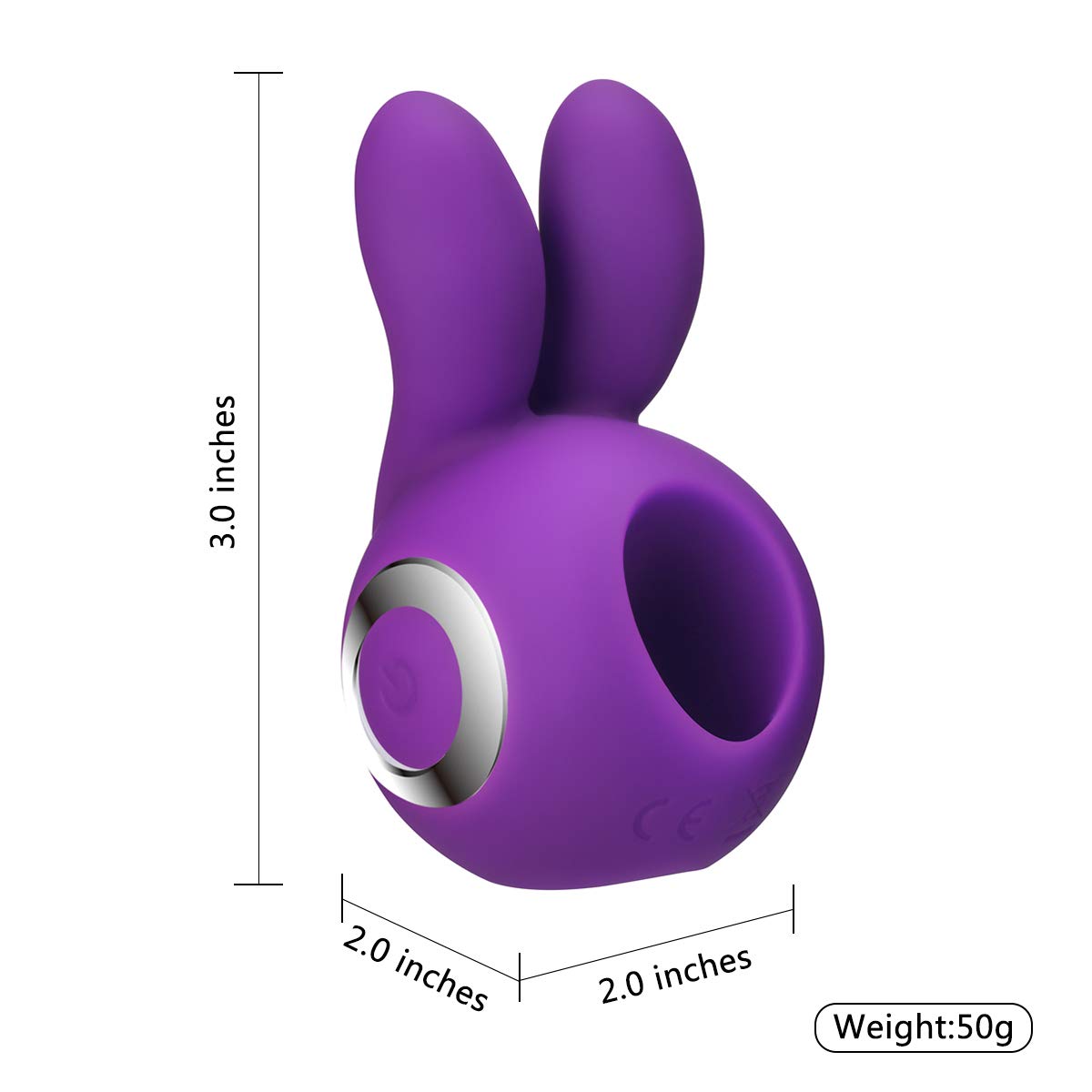Amazon.com: G Spot Rabbit Vibrator with Bunny Ears Silicone Rechargeable Dildo  Vibrator Clit Stimulator Finger Vibration Ring Sex Toys Massager with Quiet  Dual Motor 10 Vibration Modes for Women Couple : Health