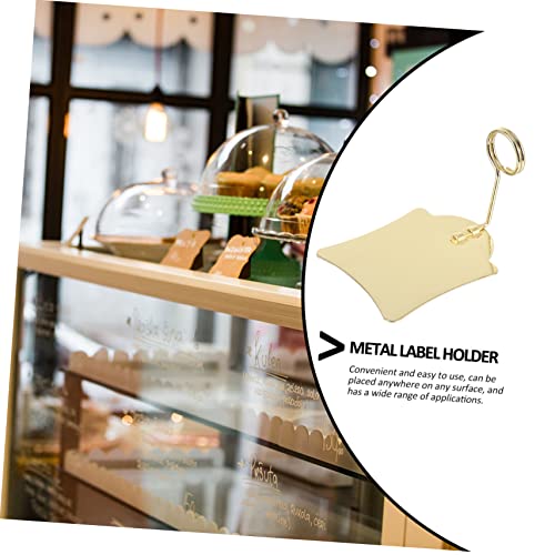 ULTECHNOVO 9 Peças Clipe De Etiqueta De Preço Braçadeira De Mercearia Suporte De Exibição De Etiquet