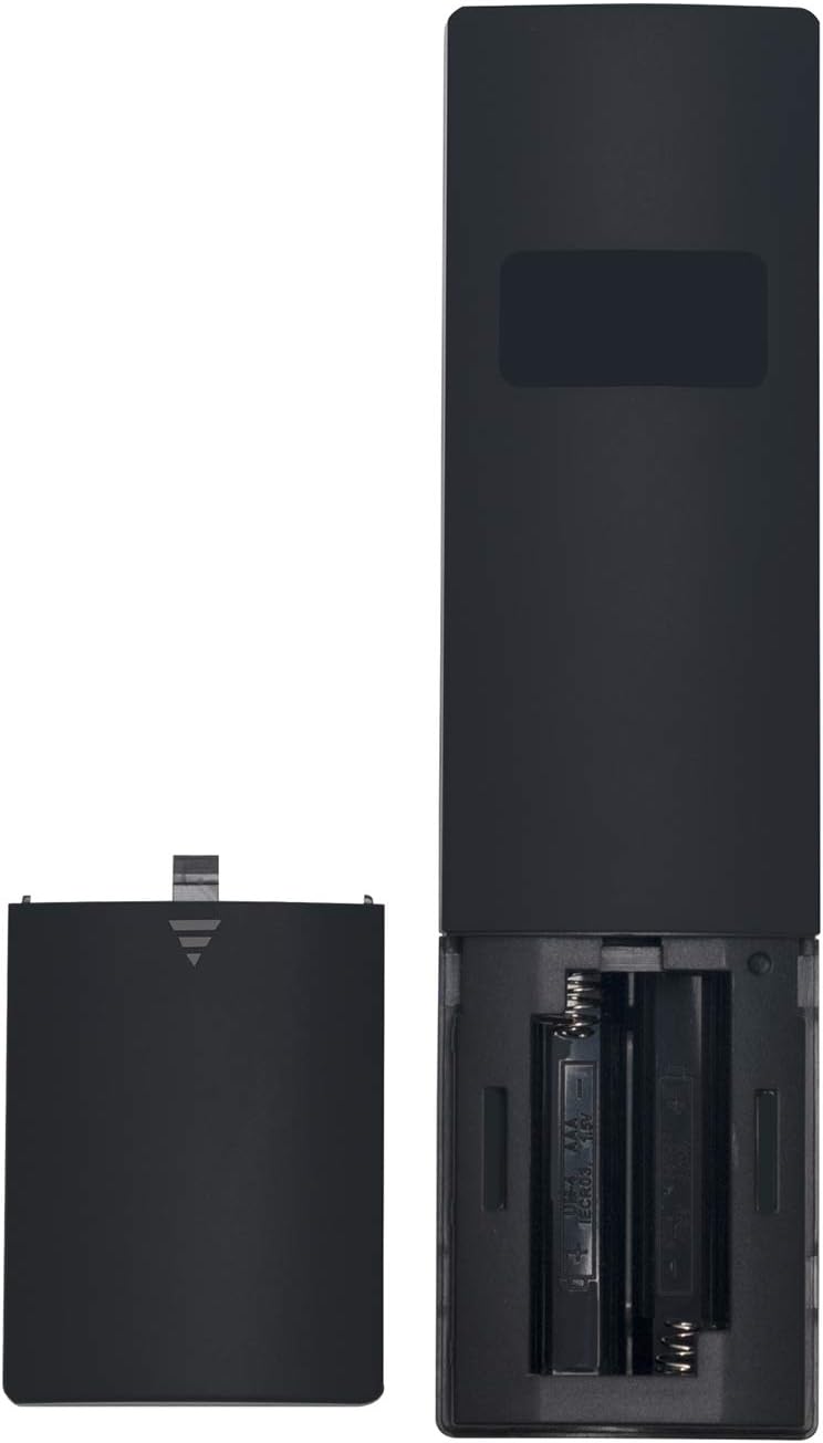 Back of AIDITIYMI CT-RC2US-18 Remote Control with battery compartment open