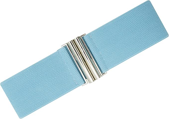 Ro Rox Damen Breiter Elastischer Taillengürtel im Retro Vintage Stil – Stretchgürtel für Kleider, 50er Jahre – Moderne Schnalle, Mehrere Farben...