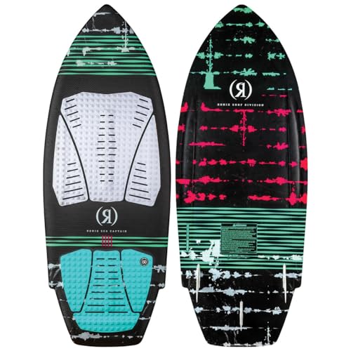 Ronix 2022 Women's Koal Surface Sea Captain Surfer - Black/Mint/White 4'4