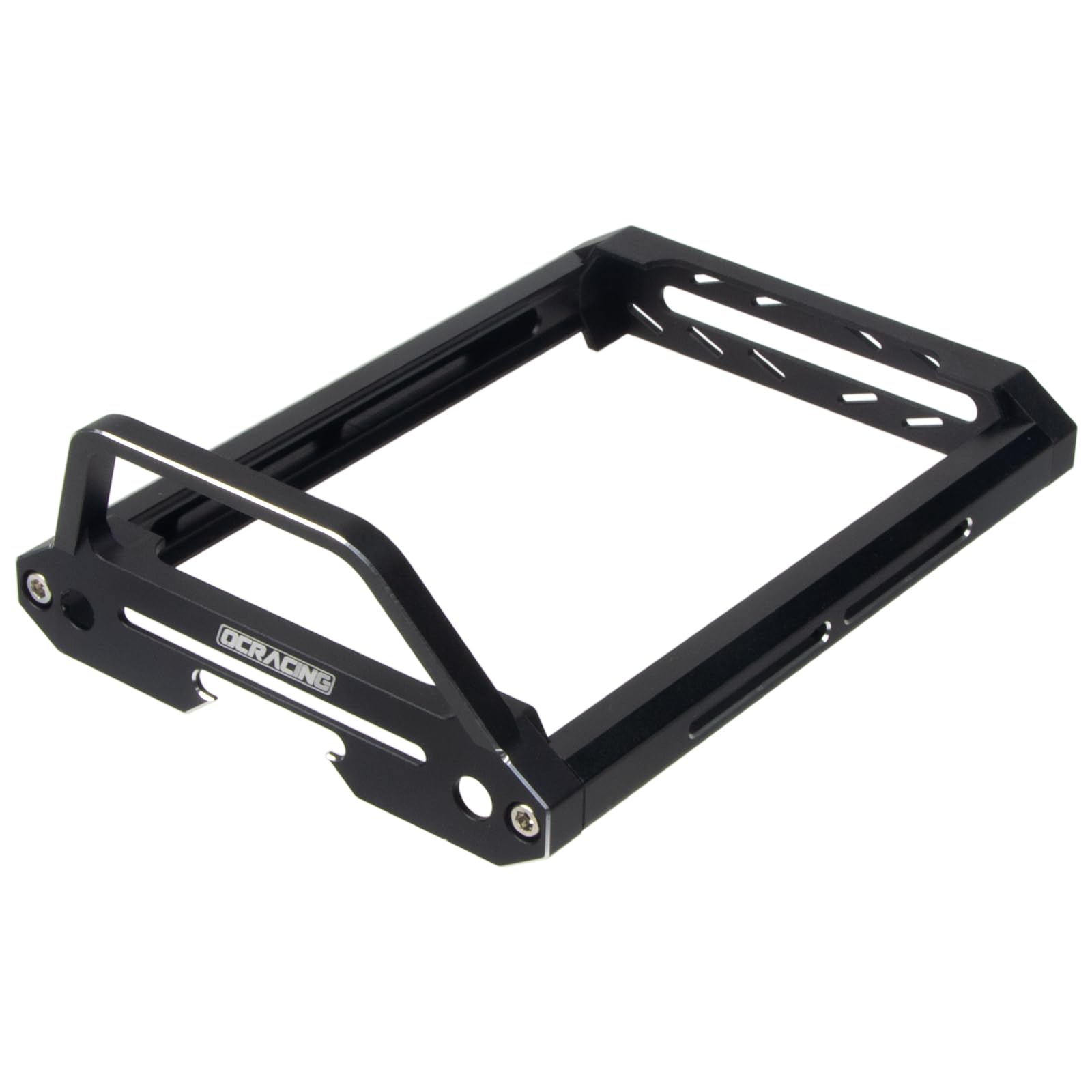 Aluminum Remote Controller Bracket Holder for RC Car Transmitter Protector Frame Flysky Noble NB4 Pro / NB4 Lite / NB4 Frame Support Update Parts (Black)