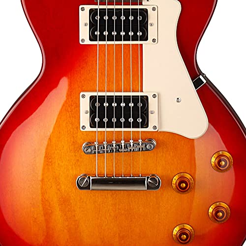 Image of Cort Electric Guitar CR100 Cherry Mahogany Electric Guitars Red Sunbust CR100 CRS