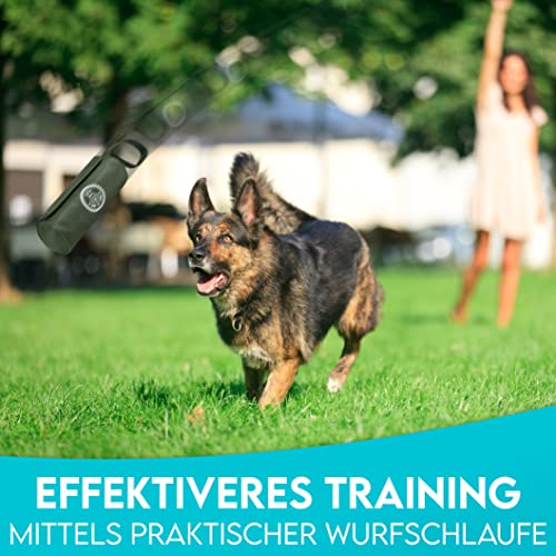 HUND IST KÖNIG Futterdummy für Hunde - Apportierbeutel für alle Hunderassen - Futterbeutel - Perfekt für Dummy Hundetraining + Trainings-eBook