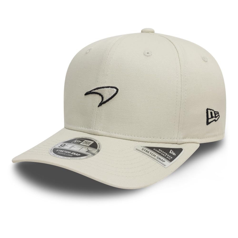 New Era Men's Beige 9Fifty Stretch Snapback Cap - Mclaren Racing Stone - M/L