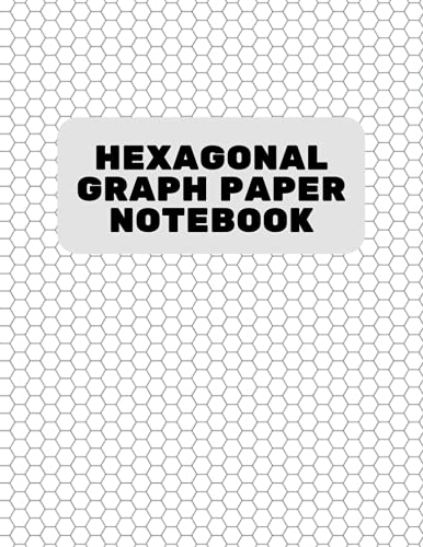 Hexagonal Graph Paper Notebook: Hex Grid Paper 200 Pages 1/4 Inch Hexagon 8.5 x 11 Inch for Organic Chemistry & Biochemistry Drawing | Ochem Notebook for Student & Teacher image 2