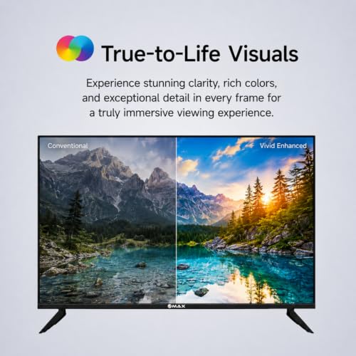 Image of Unimax Smart LED TV 43 inch Full HD | HDR Display | Fast Quad-Core | 2GB+16GB | Seamless Streaming | Voice Assistant | Gaming Ready