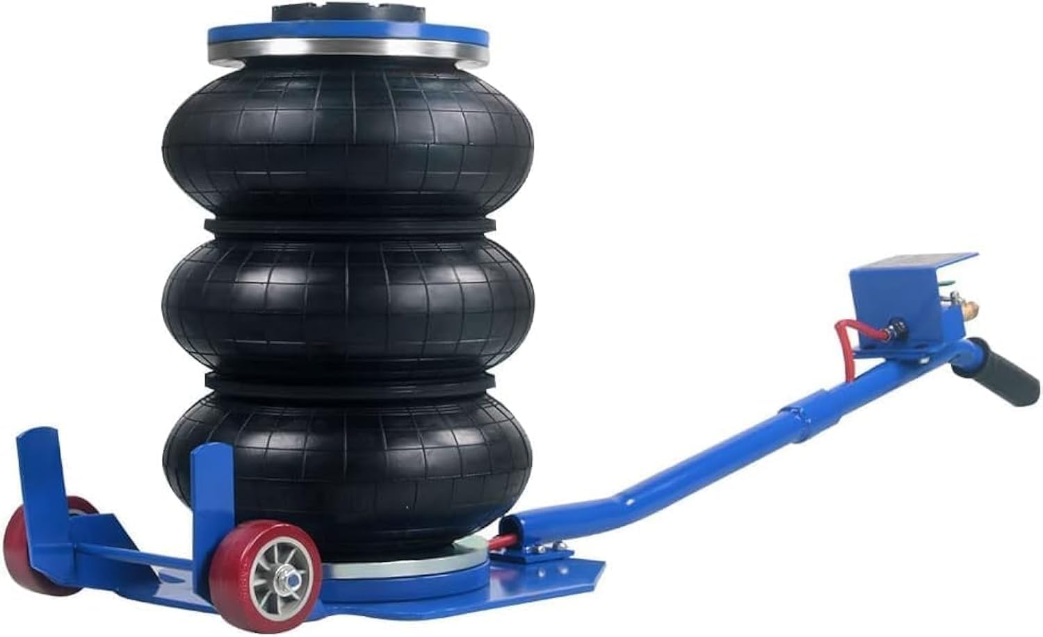 Anbull Pneumatischer Wagenheber 3-Tonnen aufgewertet Airbag verdicken Luftheber-Hubhöhe 150 mm-400 mm Wagenheberheber Pneumatischer Luftheber 6600LBS Kapazität