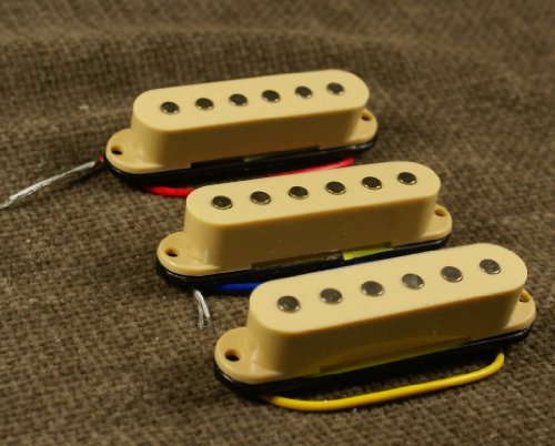 (A21) 1 Set of SSS Single Coil Pickup for Strat or similar Guitar, CREAM