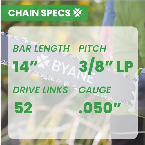 BYANE 14-Inch Carbide Chainsaw Chain