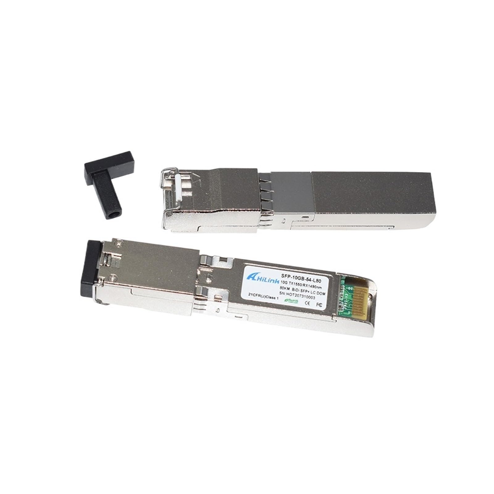 Modulo in fibra ottica 10G SFP+ WDM SFP 80 km 1490/1550 Simplex LC(2 pairs)
