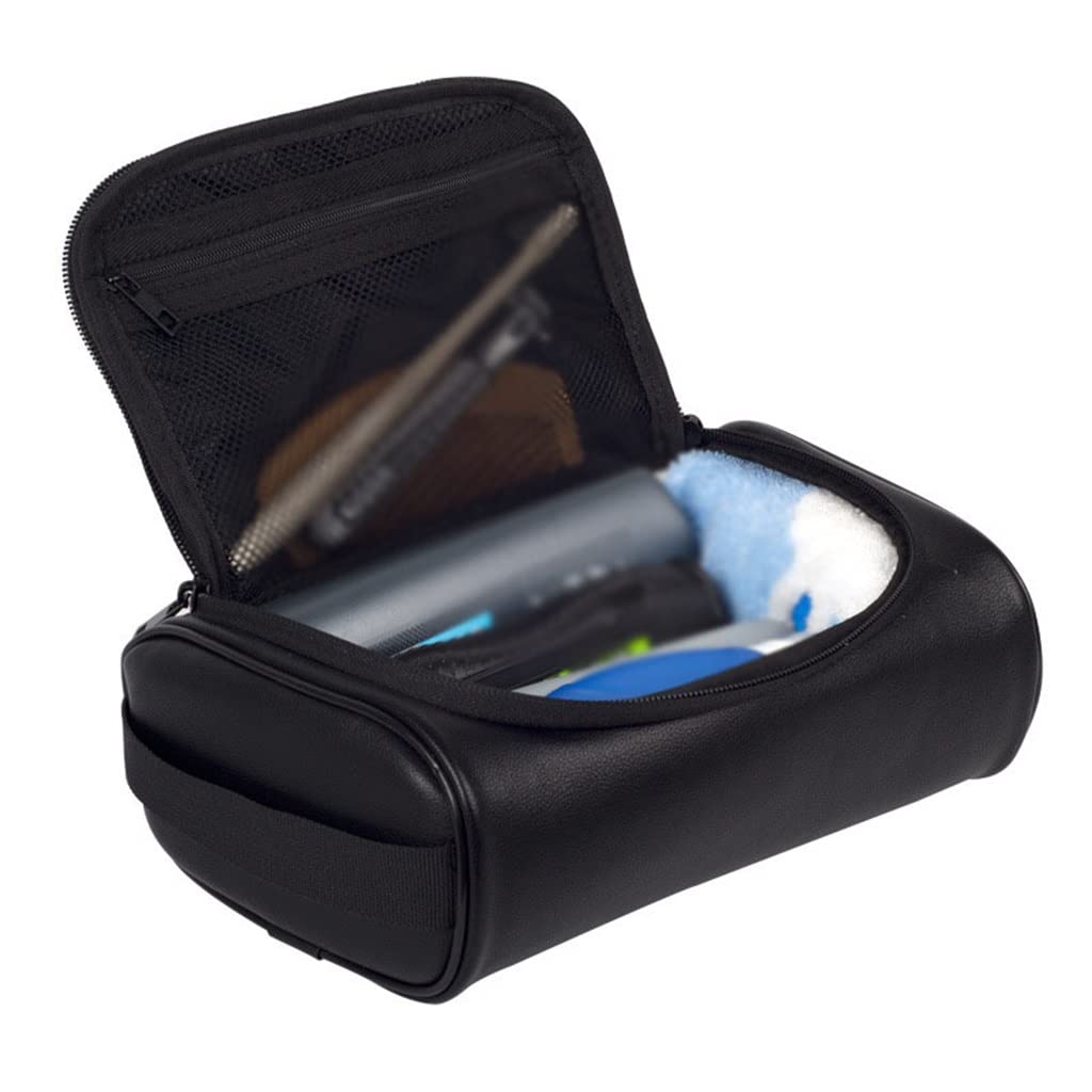Borsa Da Trucco Da Viaggio In Pelle PU Borsa Da Toilette Da Uomo Piccola Borsa Da Trucco Con Cerniera Piccola